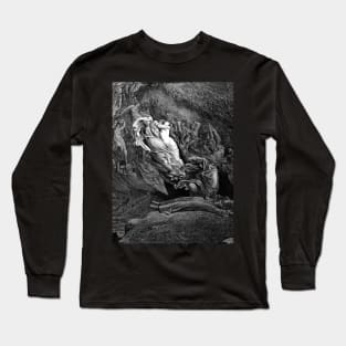 High Resolution Gustave Doré Illustration Dante Faints Long Sleeve T-Shirt